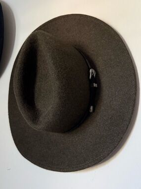 Pendleton Olive Felt Wide-Brim Hat